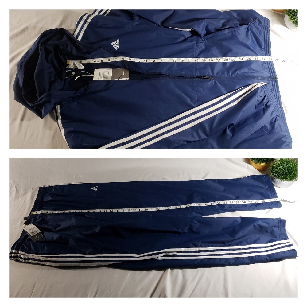 Adidas Jacket & Drawstring Pants Wind 2pc L